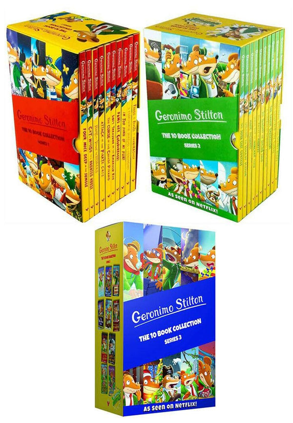 Geronimo Stilton Series: 30-Book Collection (Series 1, 2, and 3)