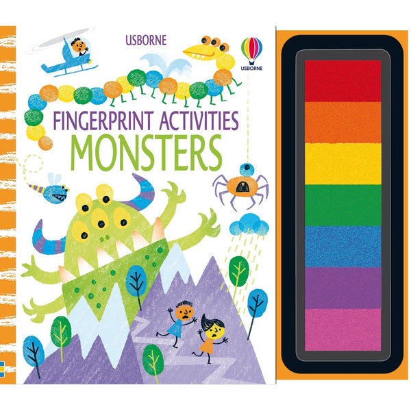 Fingerprint Fun with Usborne: Monsters