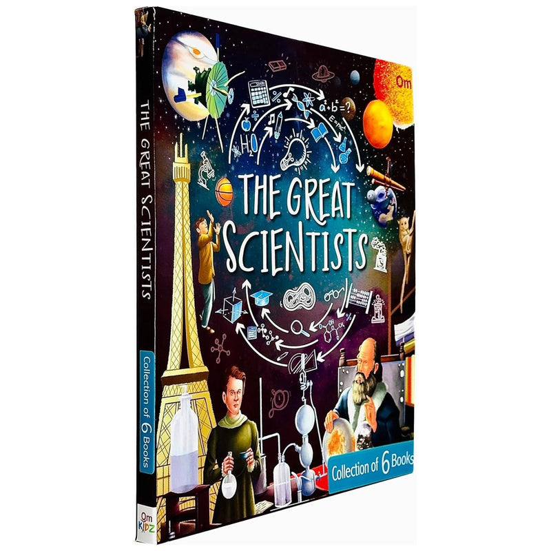 The Great scientists 6 Books Collection (Albert Einstein, Marie Curie, Charles Darwin, Isaac Newton, Galileo Galilei & CV Raman)