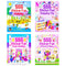 Sticker Dress Up Activity 4 Book Collection Set: My Day Out (555 Fun Stickers Shopping Trip, Holiday, Princess Palace and Wedding)