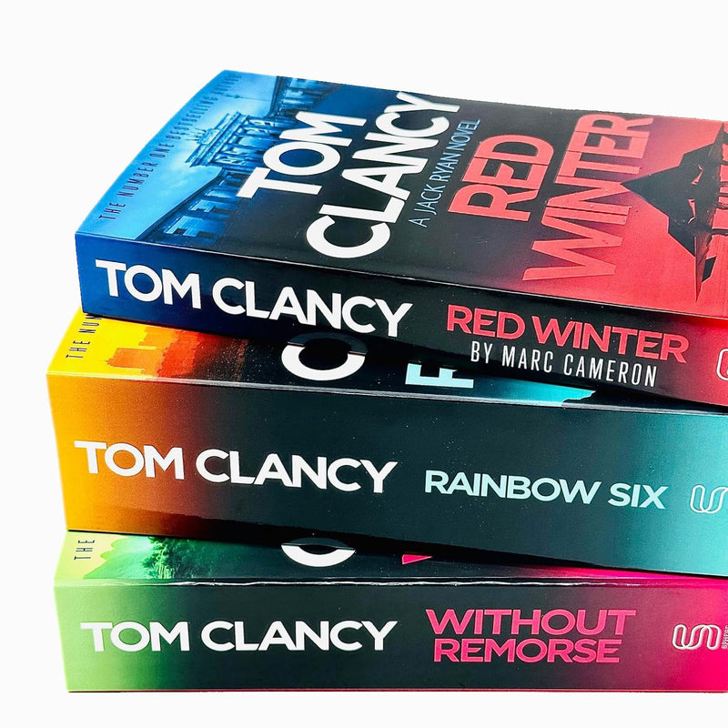 Tom Clancy Red Winter, Rainbow Six & Without Remorse By Marc Cameron & Tom Clancy 3 Books Collection Set