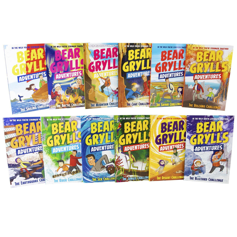 Bear Grylls: Complete Adventure Series - 12 Books Collection Set