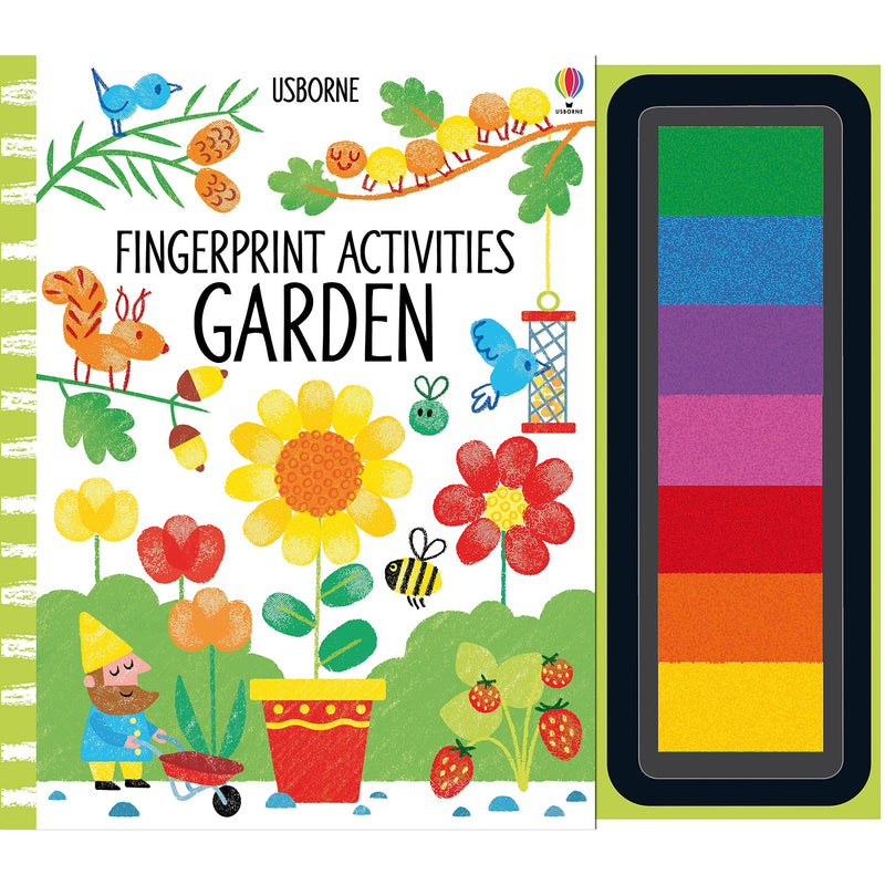 Fingerprint Fun with Usborne: Garden Adventures