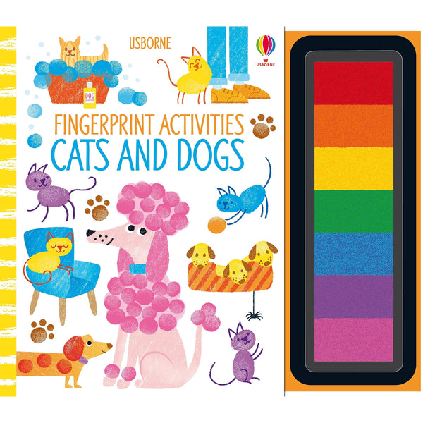 Fingerprint Fun with Usborne: Cats & Dogs