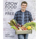 Huw Richards Collection 3 Books Set (Veg in One Bed, Grow Food for Free & The Vegetable Grower's Handbook)