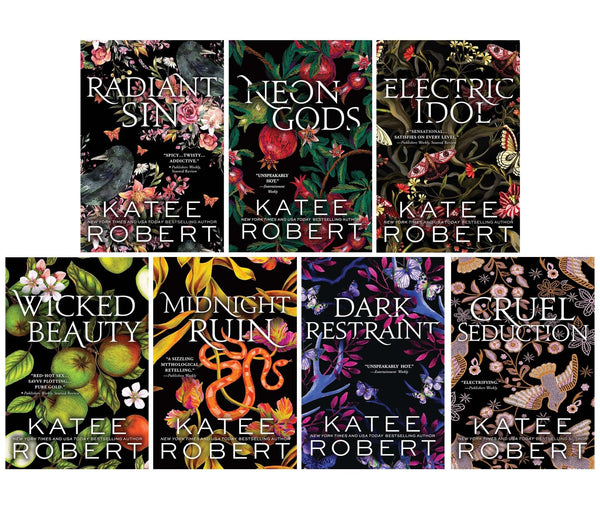 Dark Olympus Series By Katee Robert 7 Books Collection Set: Book 1-7 (Neon Gods, Electric Idol, Wicked Beauty, Radiant Sin, Cruel Seduction, Midnight Ruin and Dark Restrain)