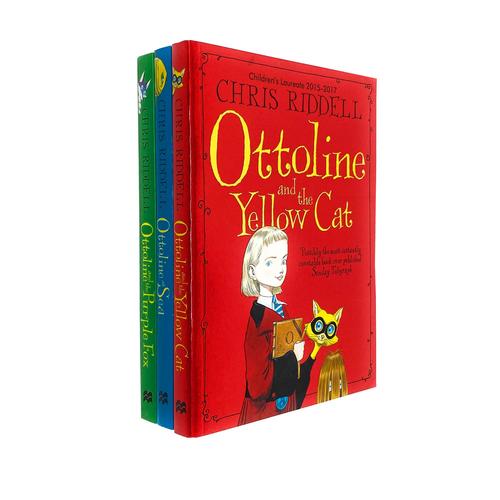 Chris Riddell: Ottoline Collection - 3-Book Set (Ottoline at Sea, Ottoline and the Yellow Cat, and more)