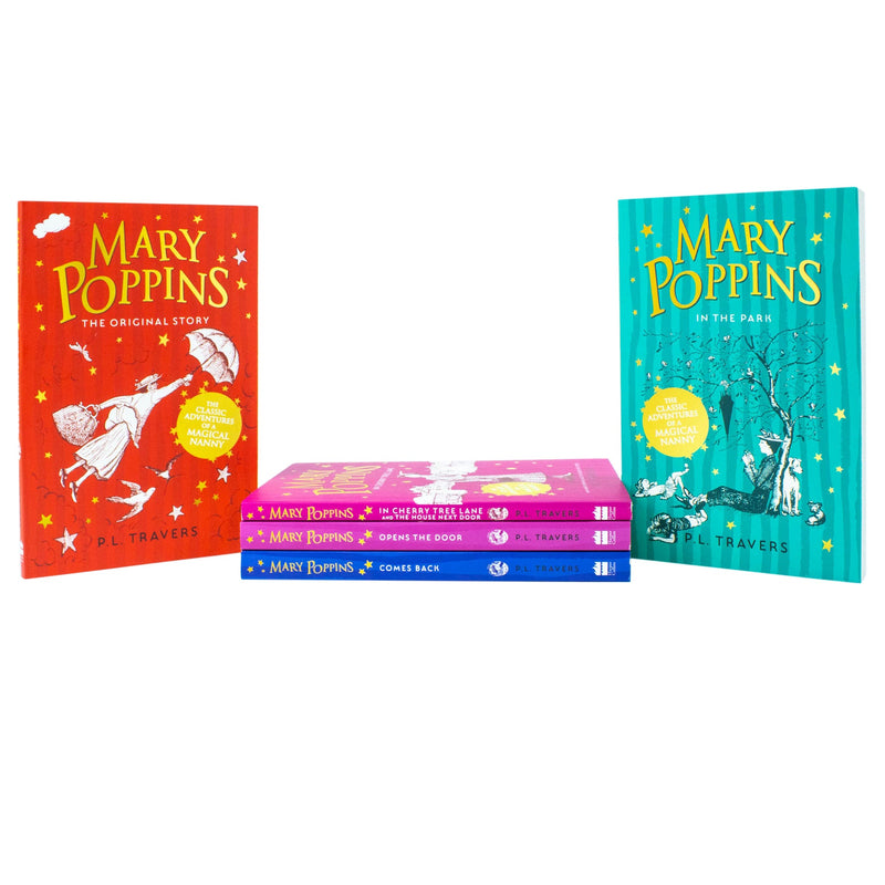 Mary Poppins: The Complete Collection - 5 Books Set by P.L. Travers