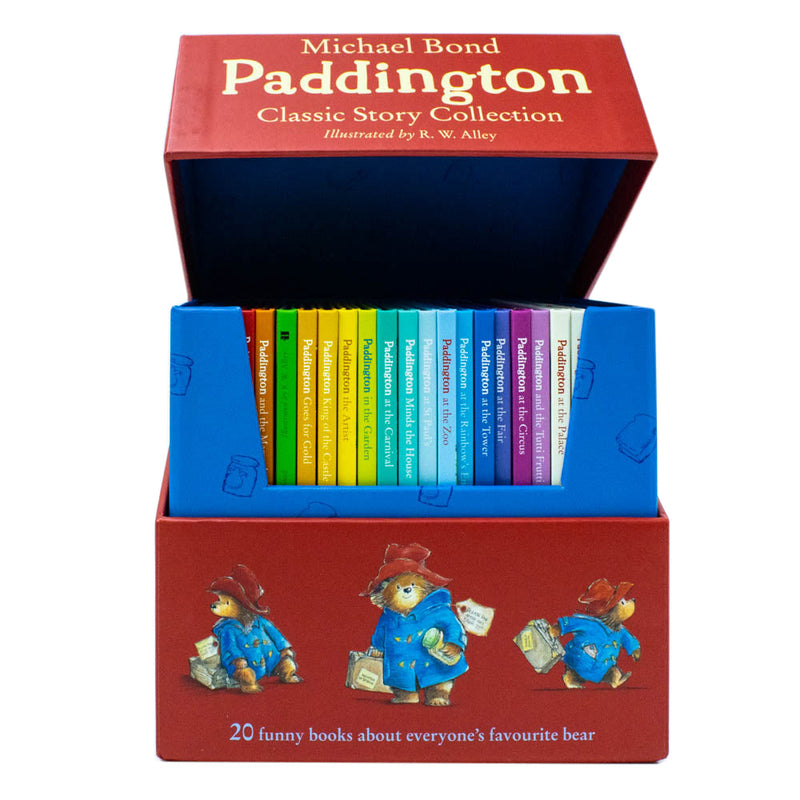 Paddington Classic Story Collection: 20 Books Box Set by Michael Bond (Including Paddington at the Zoo, Paddington at St Paul's, and more)