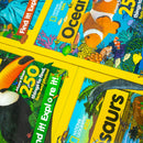 National Geographic Kids Find it! Explore it! 6 Books Collection Set(Animals, Oceans, History, Insects, Around the World & Dinosaurs) ( More Than 250 Things to find, Facts and Photos!)