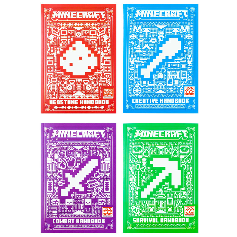 Minecraft: The Complete Handbook Collection by Mojang AB – 4-Book Box Set (Ages 8-10)