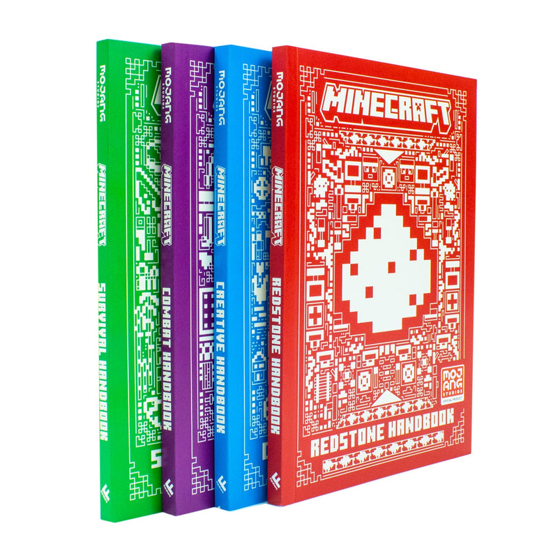 Minecraft: The Complete Handbook Collection by Mojang AB – 4-Book Box Set (Ages 8-10)