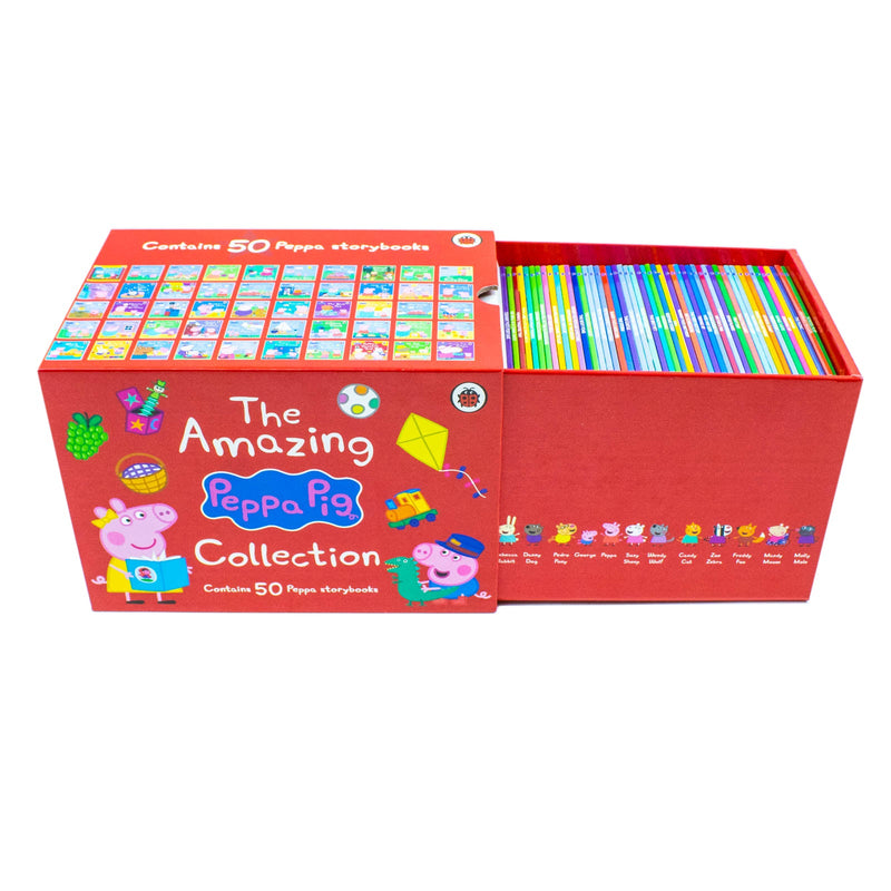 Peppa Pig 50-Book Collection (Red Box Edition)