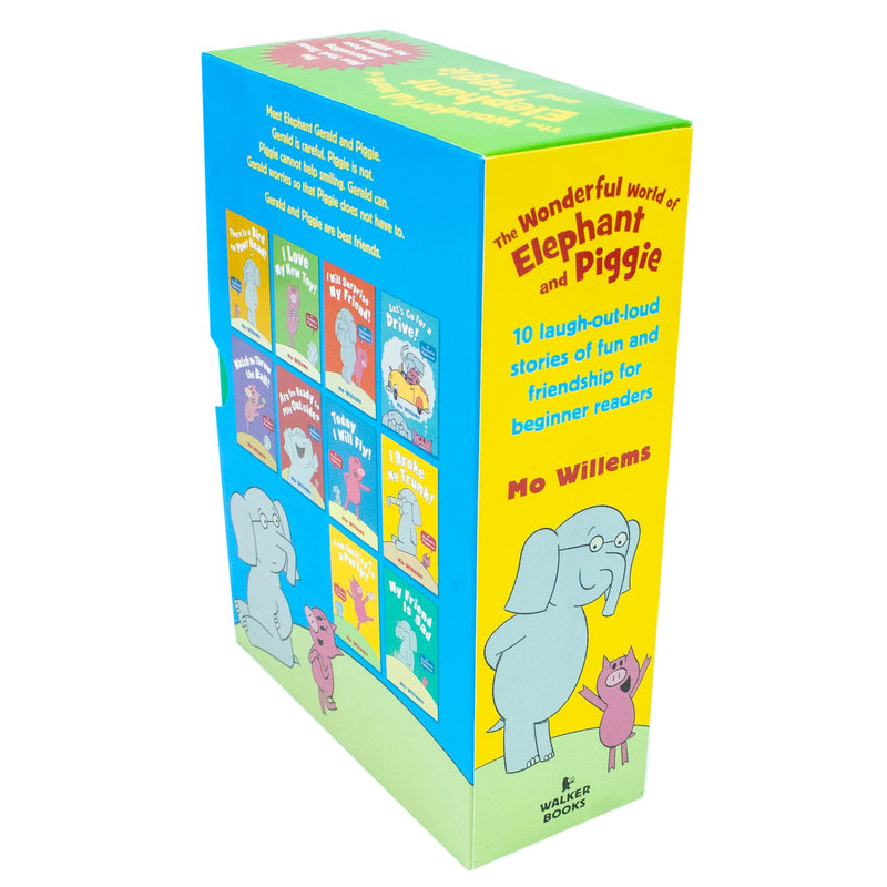 The Wonderful World of Elephant and Piggie Series 10 Books Collection Box Set by Mo Willems