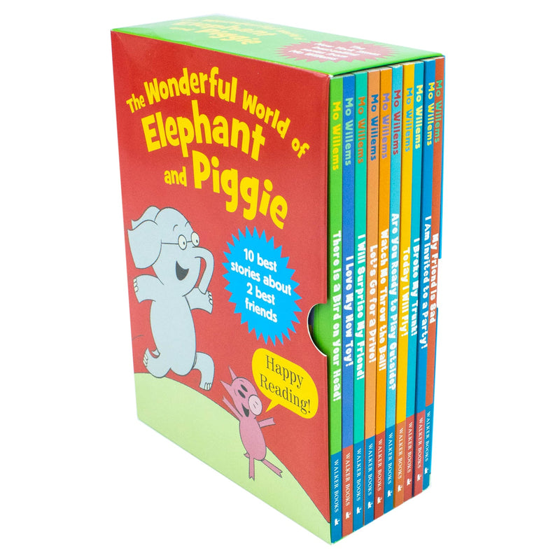 The Wonderful World of Elephant and Piggie Series 10 Books Collection Box Set by Mo Willems