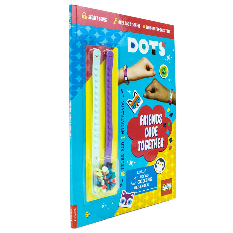 LEGO DOTS: Friends Code Together (with stickers, LEGO tiles and two wristbands)