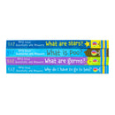 Usborne Lift-The-Flap Very First Questions and Answers Collection 2 - 4 Books Set (What are Stars, What is poo, What are germs, Why do I have to go to bed)