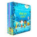 Usborne Lift-The-Flap Very First Questions and Answers Collection 2 - 4 Books Set (What are Stars, What is poo, What are germs, Why do I have to go to bed)