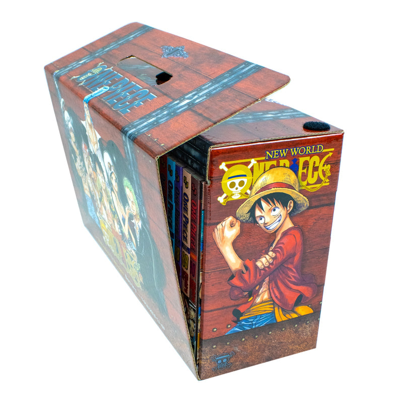 One Piece Box Set 4: Dressrosa to Reverie, Volumes 71-90 with Premium Content