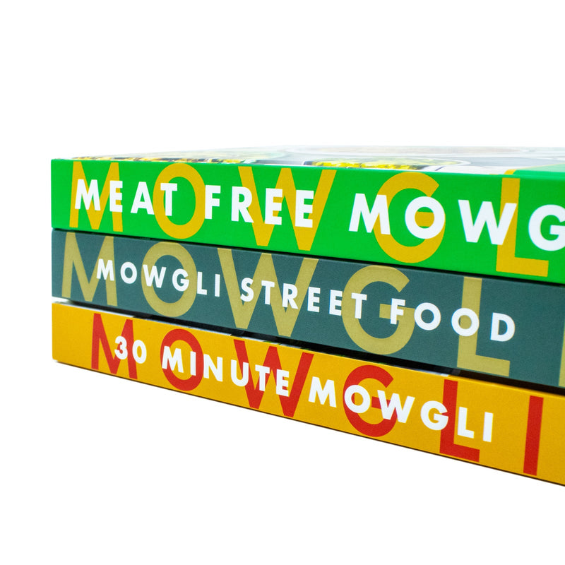 Nisha Katona Mowgli Cookbooks Series 3 Books Collection Set (30 Minute Mowgli, Mowgli Street Food, Meat Free Mowgli)