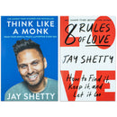 Jay Shetty: 2-Book Collection (8 Rules of Love [Hardcover], Think Like a Monk [Hardcover])