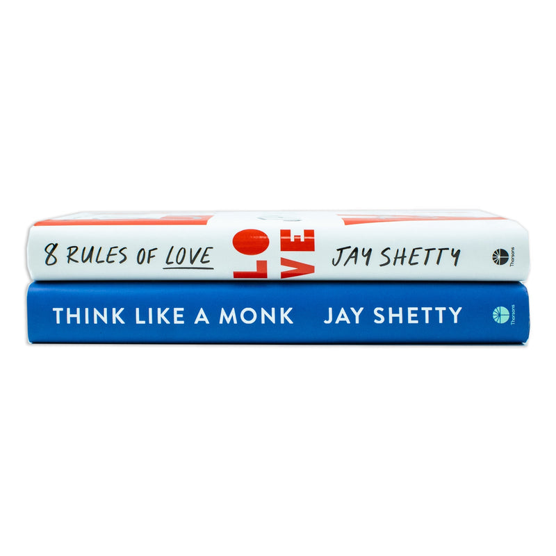 Jay Shetty: 2-Book Collection (8 Rules of Love [Hardcover], Think Like a Monk [Hardcover])