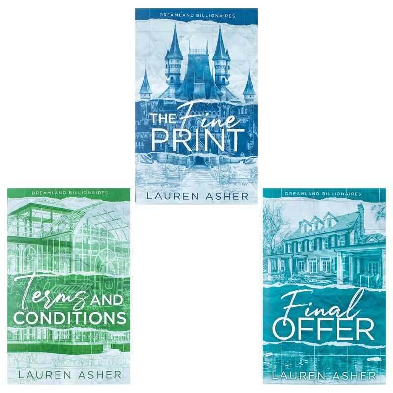 Dreamland Billionaires Trilogy: 3-Book Set by Lauren Asher (The Fine Print, Terms and Conditions)