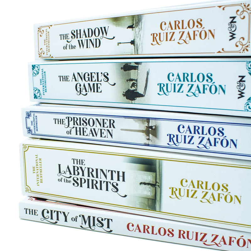 The Cemetery of Forgotten Series: 5-Book Collection by Carlos Ruiz Zafón (Shadow of the Wind, Angel's Game, Prisoner of Heaven, and More)