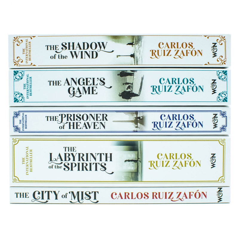 The Cemetery of Forgotten Series: 5-Book Collection by Carlos Ruiz Zafón (Shadow of the Wind, Angel's Game, Prisoner of Heaven, and More)