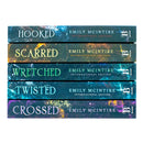 Never After Series by Emily McIntire 5 Books Collection Set - Fiction - Paperback (Hooked, Scarred, Wretched, Twisted & Crossed)