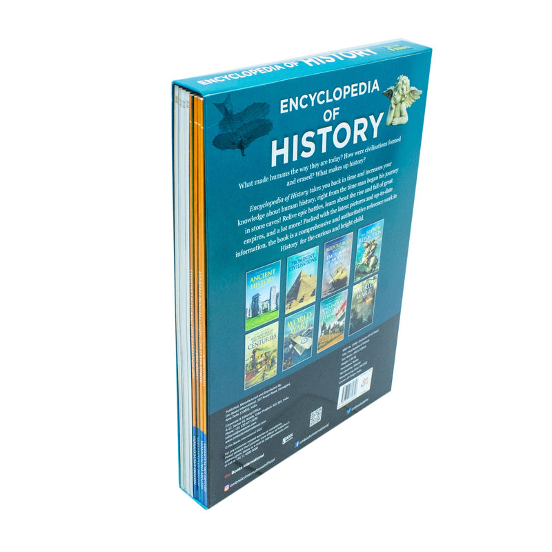 Encyclopedia of History set of 8 books (World War I, World War II, World War II and Indias Freedom Struggle, Mid Nineteenth and Twentieth Centuries, The French Revolution & More)