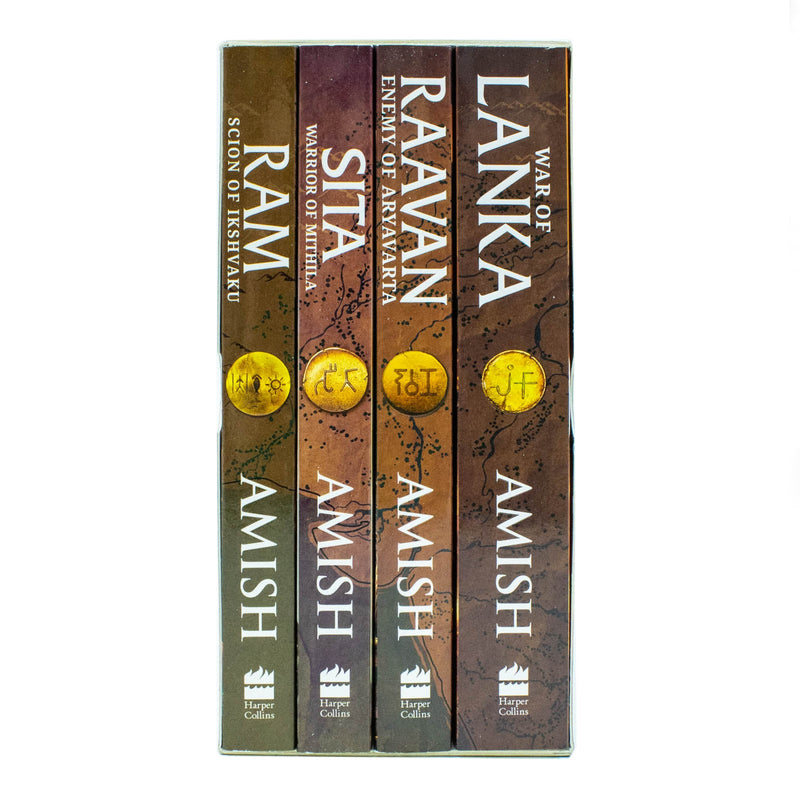 The Ram Chandra Series Boxset of 4 Books: Ram - Scion of Ikshvaku, Sita - Warrior of Mithila, Raavan : Enemy of Aryavarta, War of Lanka)