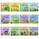 My Second Phonic Sounds 12 Books Collection Box Set with Included Fun Activities(Walter Walrus Makes a Wish, The Ducking Who Loved to Sing, Fox Family's Fishing Trip & More)(Learning Key Level 2)