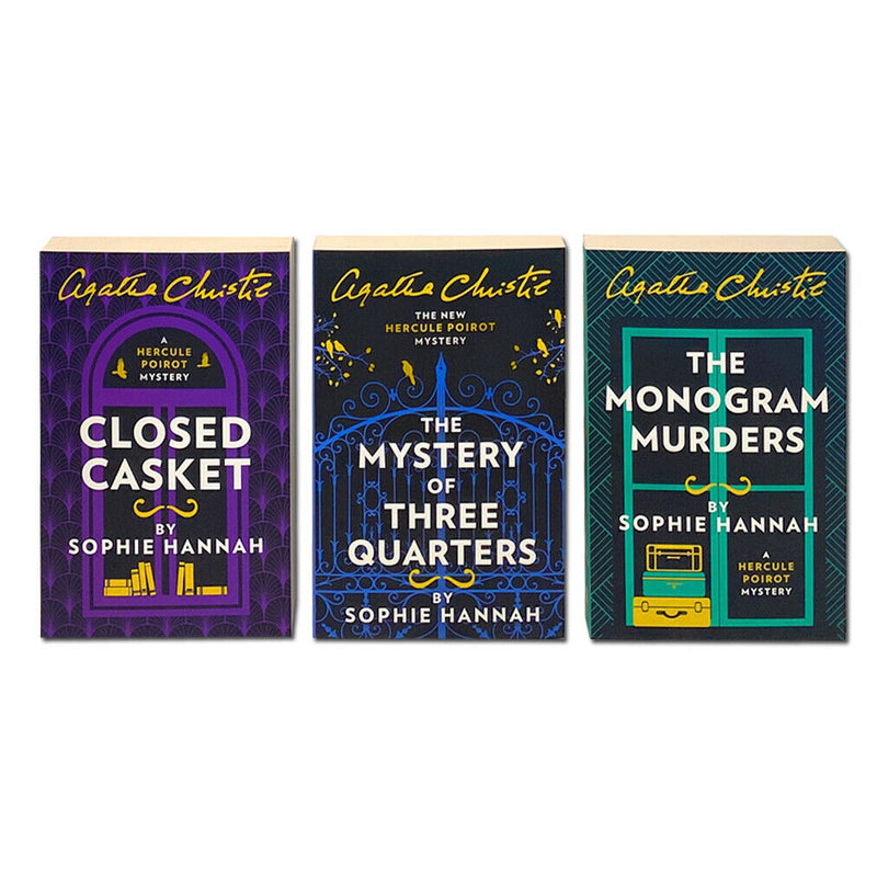 Agatha Christie: Hercule Poirot Mysteries (3-Book Collection: The Monogram Murders, Closed Casket, The Mystery of Three Quarters)