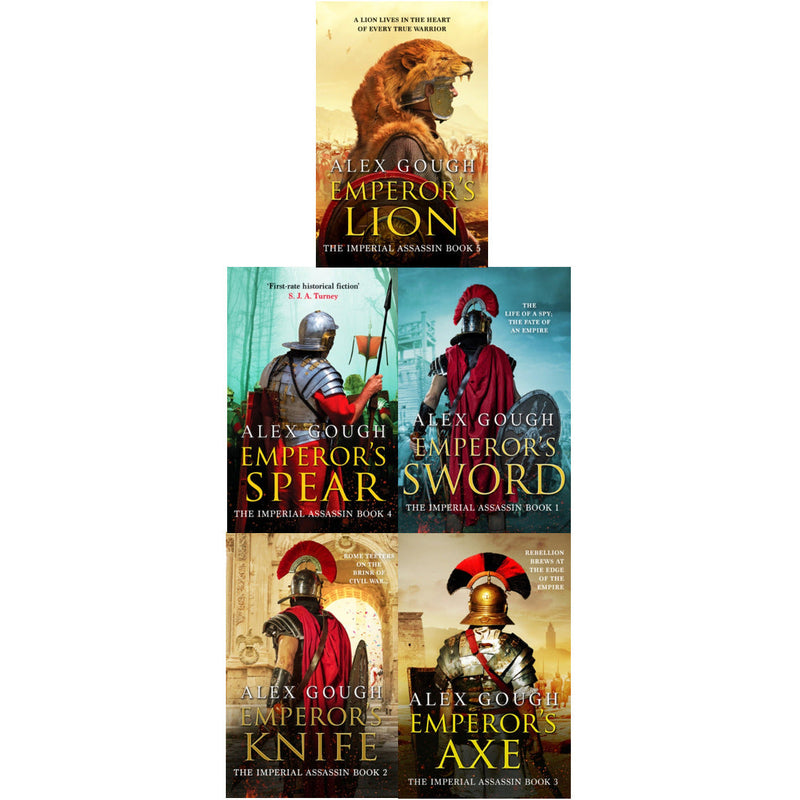 The Imperial Assassin Series – 5 Books Collection by Alex Gough (Includes: Emperor's Lion, Emperor's Spear, Emperor's Sword, Emperor's Axe, Emperor's Knife)