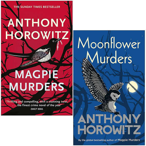 Susan Ryeland Series: 2 Books Collection by Anthony Horowitz (Magpie Murders, Moonflower Murders)