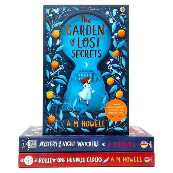 A.M. Howell's 3-Book Set (The House of One Hundred Clocks, The Garden of Lost Secrets, The Mystery of the Night Watchers)