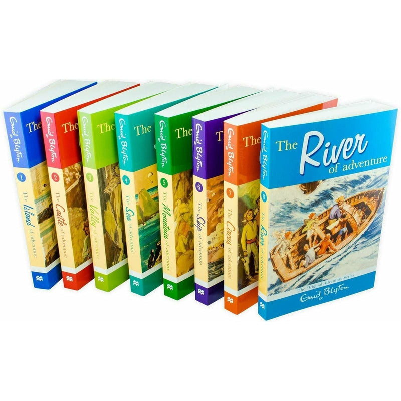 Enid Blyton Adventure Series 8 Books Box Set Collection - Classic Edition