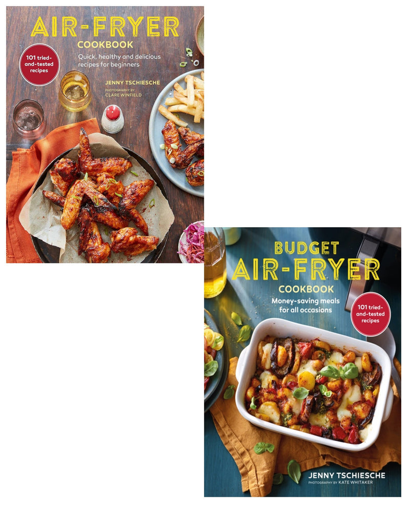 Air-Fryer Cookbook & Budget Air-Fryer Cookbook Collection 2 Books Set by Jenny Tschiesche