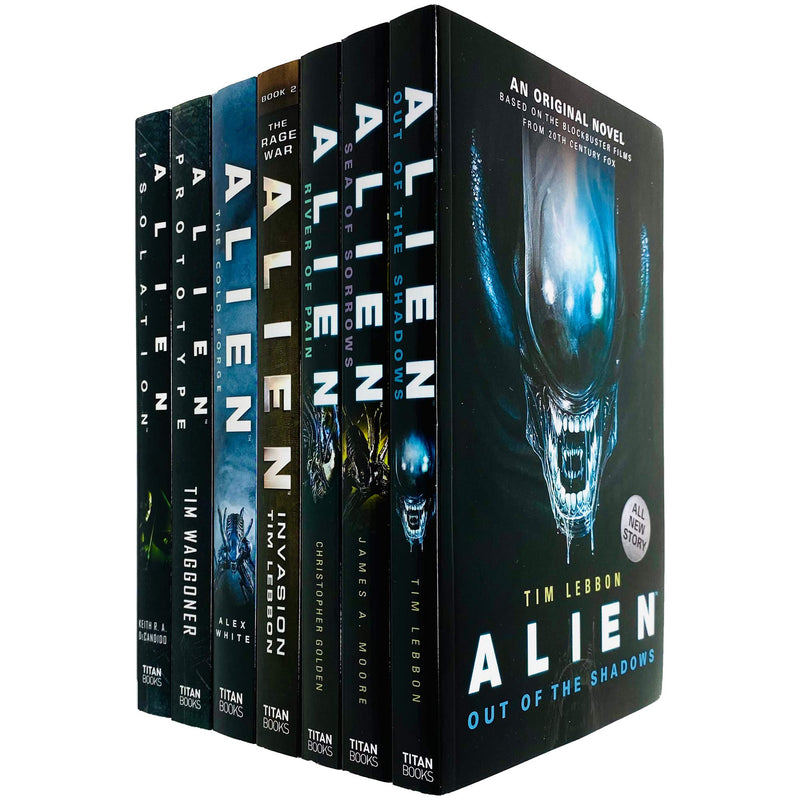 Alien Series: 7 Books Collection Set (Out of the Shadows, Sea of Sorrows, River of Pain, Invasion, Cold Forge, Prototype & Isolation)