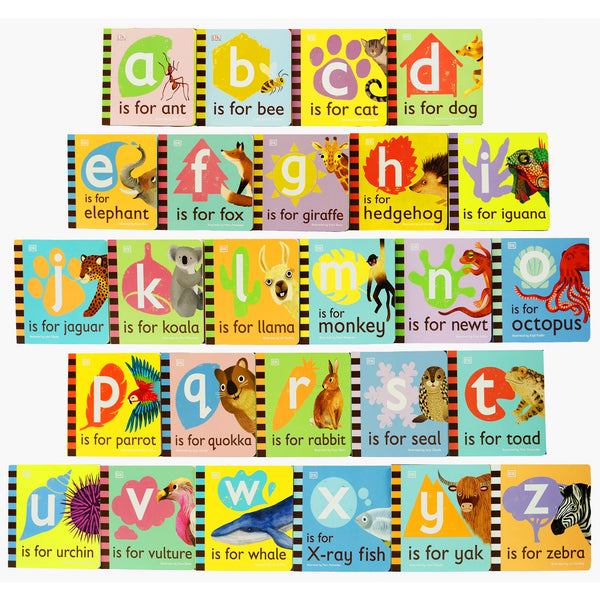 Children’s Baby Animal Alphabet Library: A 26-Book Collection (A to Z)