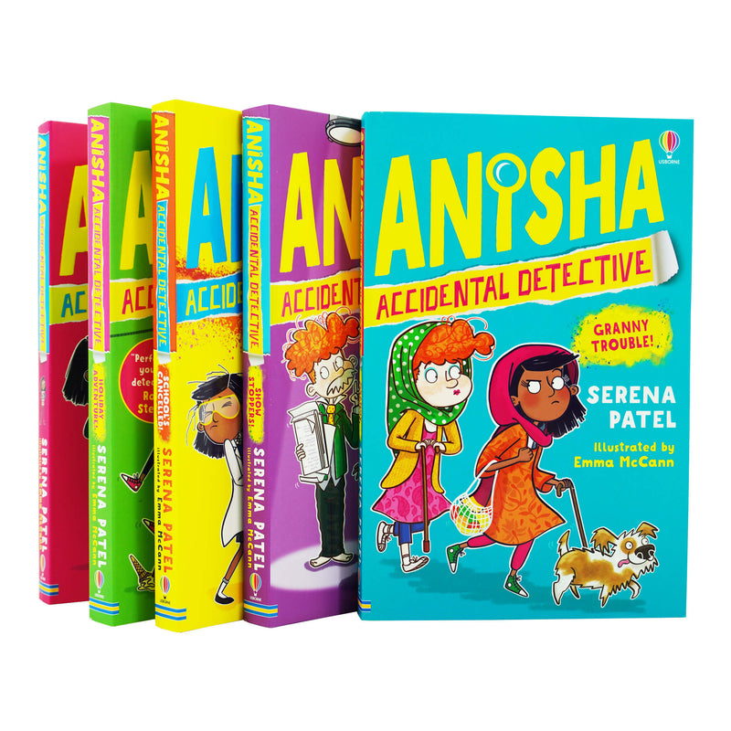 Anisha: Accidental Detective Series - 5 Books Collection (Anisha: Accidental Detective, School's Cancelled!, Granny Trouble!, Show Stoppers, and More!)