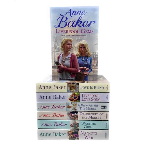 Anne Baker 7 Books Collection Set - Daughters of the Mersey, Liverpool Love Song, Wartime Girls, and More