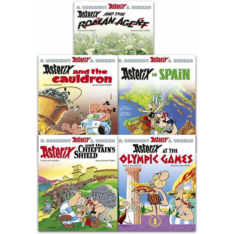 Asterix and the Roman Agent Series: Books 11-15 Collection