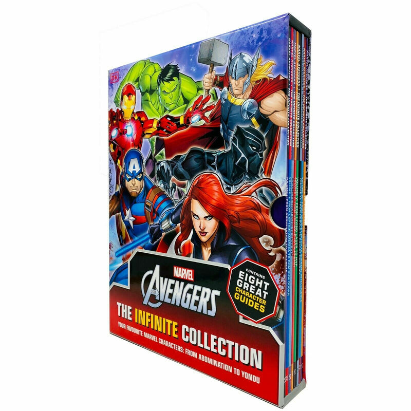 Marvel The Avengers: The Infinite Collection Character Guides Volume 1 - 8 Books