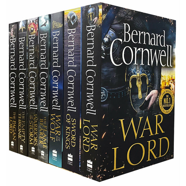 The Last Kingdom Series 7-13 Books by Bernard Cornwell: War Lord, Sword of Kings, The Flame Bearer