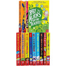 Baby Aliens Series 12-Book Collection by Pamela Butchart (Baby Aliens Got My Teacher, The Spy Who Loved School Dinners & More)