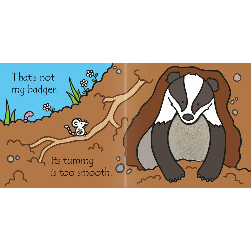 Usborne Touchy Feely That's Not My Badger by Fiona Watt