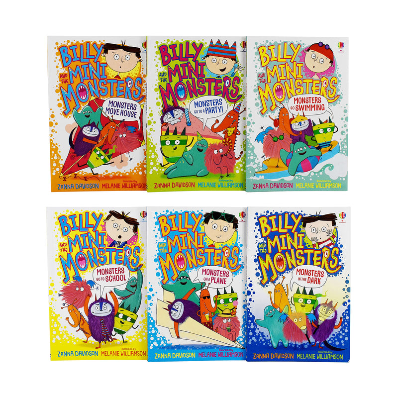 Billy and the Mini Monsters Series 1 - 6 Books Collection Set by Zanna Davidson