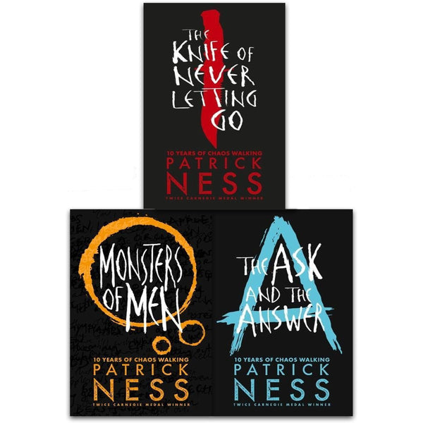 Chaos Walking Trilogy Series Collection – 3 Books Set by Patrick Ness